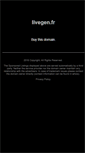 Mobile Screenshot of livegen.fr